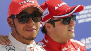 Luis Hamilton i Felipe Masa nakon trke Formule 1 u Monci 2012. godine