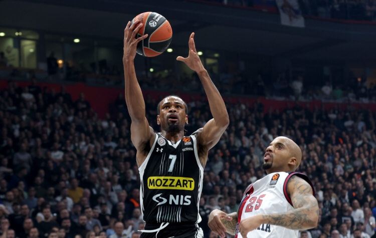 Kevin Panter na meču Partizan - Baskonija