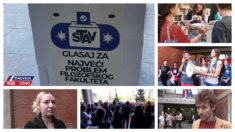 Blokada kutija na izborima za studentski parlament na Filozofskom fakultetu u Novom Sadu
