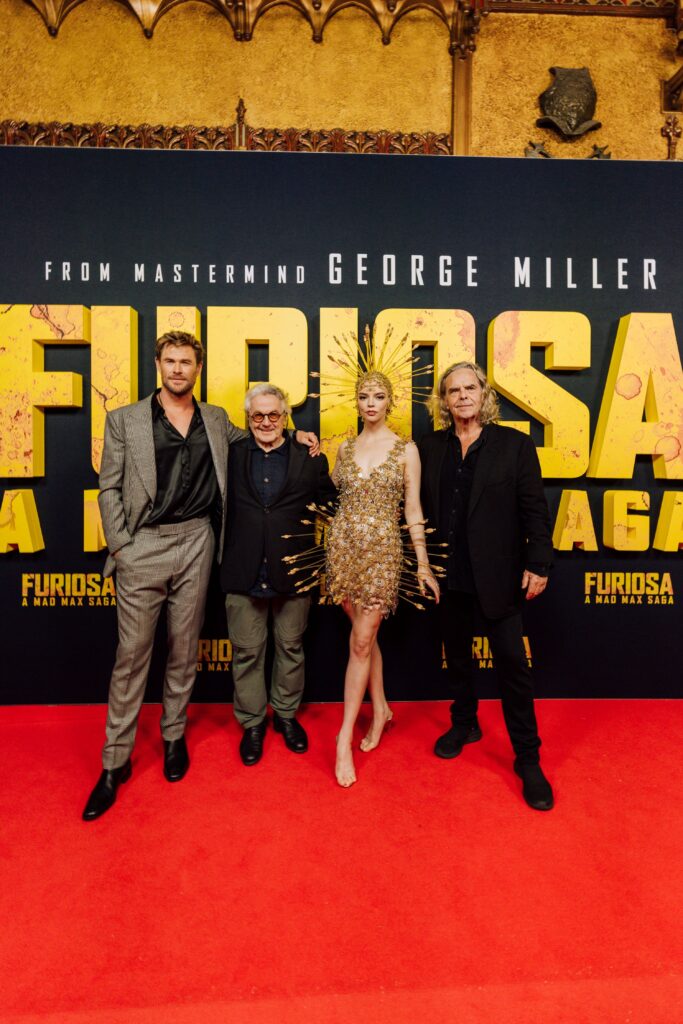 Chris Hemsworth (Dr Dementus), George Miller (Director), Anya Taylor-Joy (Furiosa)
