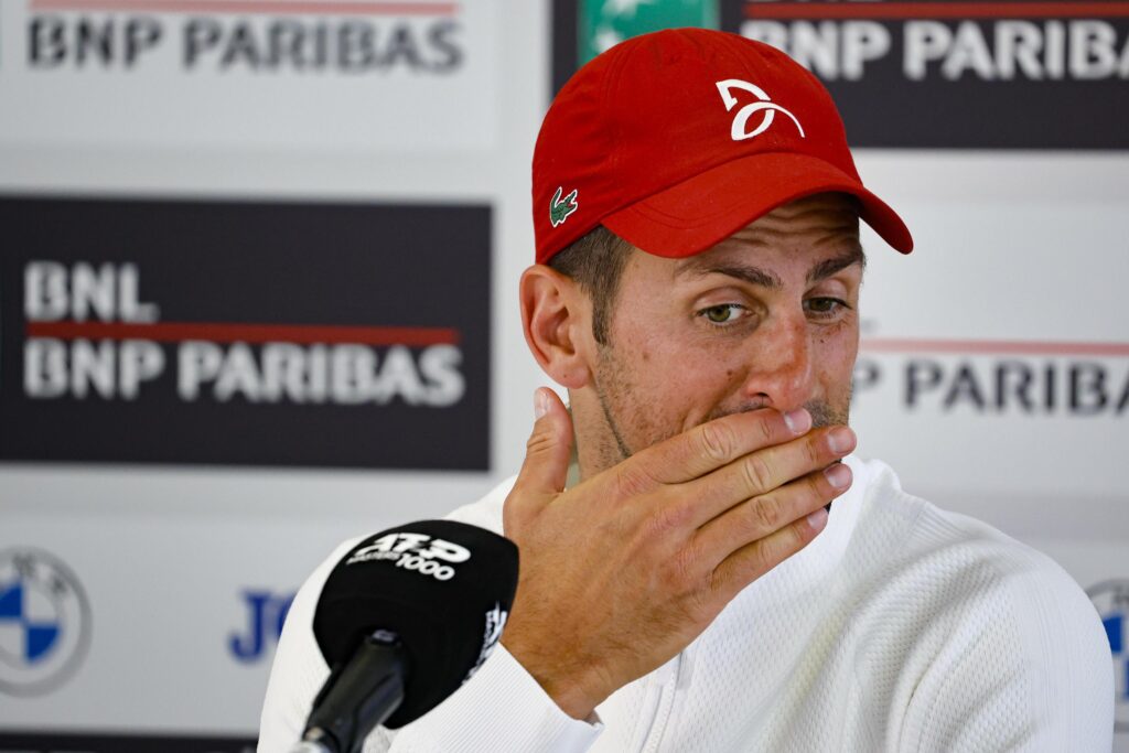 Novak Đoković na mastersu u Rimu