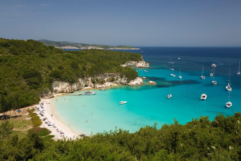 Najlepše plaže, Grčka, Voutoumi plaža na ostrvu Antipaxos