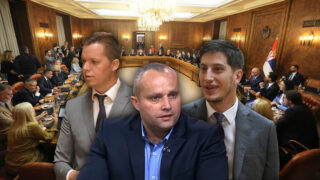 Đorđe Dabić, Krsto Janjušević, Lav Pajkić, Sednica Vlade Srbije
