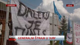 Jura, Leskovac, štrajk, protest radnika