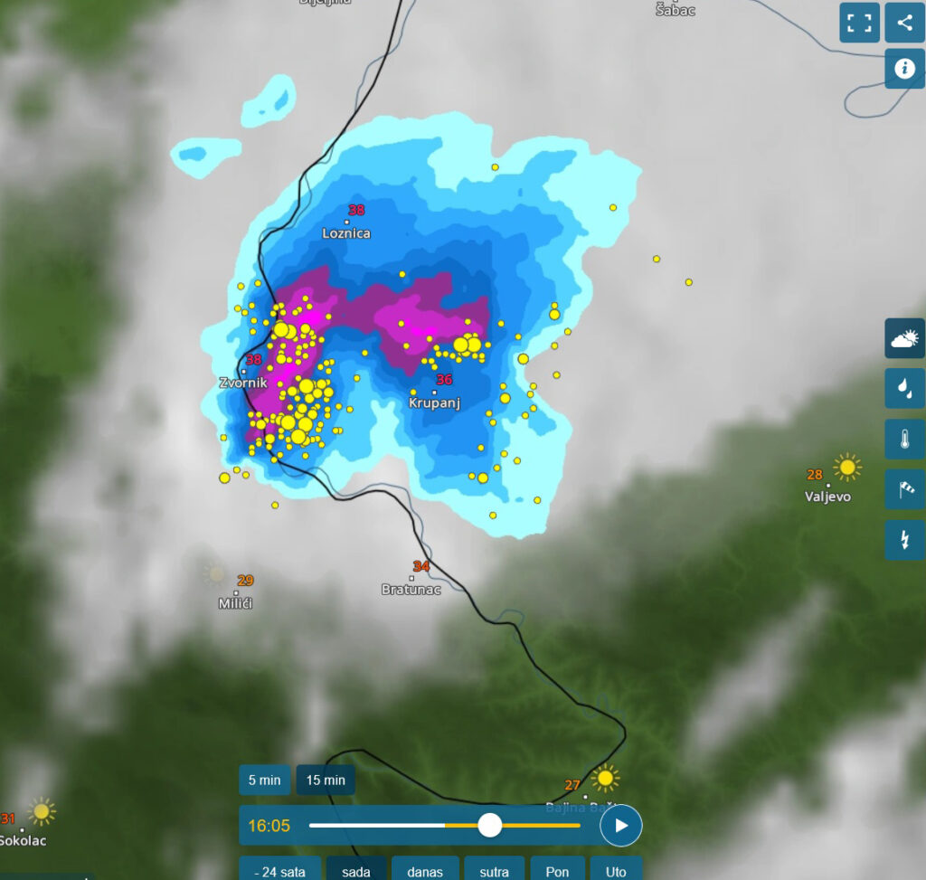 vremenska prognoza nevreme