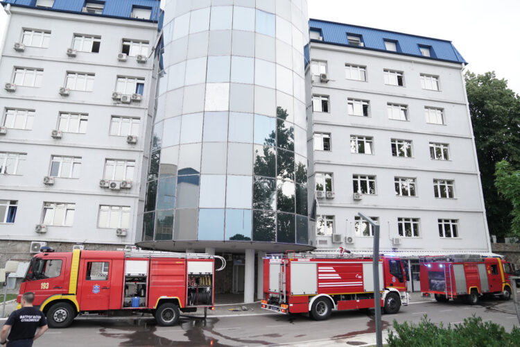 Bolnica dr Dragiša Mišović, požar, vatrogasci