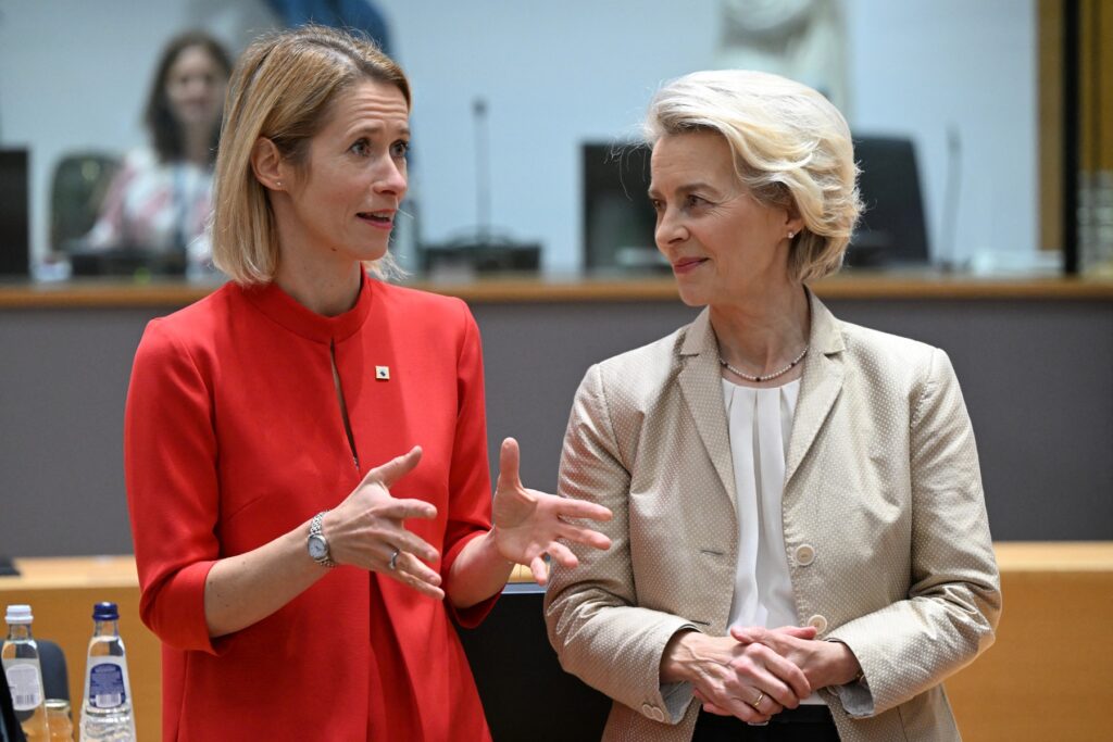 Kaja Kalas i Ursula von der Lejen