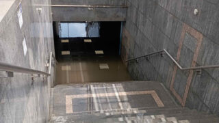 Poplavljen podzemni prolaz kod Beogradskog sajma, Sajam