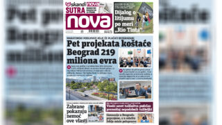 Nova, naslovna za utorak 02. jul 2024. broj 922, dnevne novine Nova, dnevni list Nova, naslovna strana