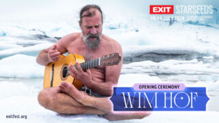 Wim Hof na otvaranju EXIT festivala