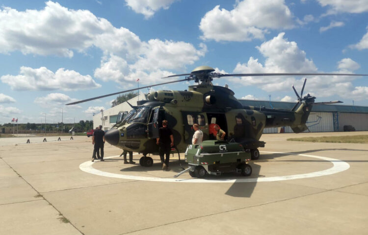 Helikopterska jedinica MUP-a, helikopter, gašenje požara u Severnoj Makedoniji