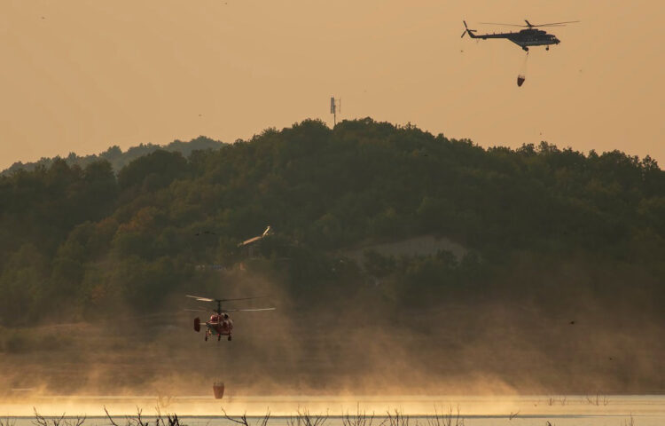 Helikopter, gašenje požara, požar