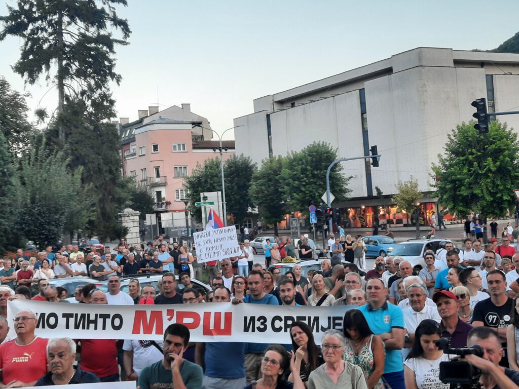 Užice, Milovan Petrović, govornik, protest protiv Rio Tinta, Rio Tinto