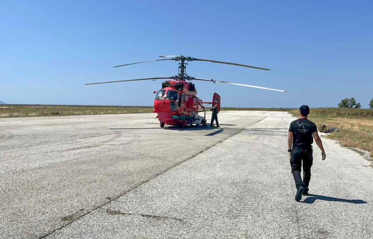 Grčka, Srbija, helikopteri, helikopterska jedinica MUP-a Srbije, pomoć u gašenju požara, Halkidiki