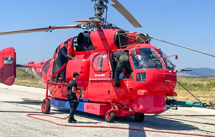 Grčka, Srbija, helikopteri, helikopterska jedinica MUP-a Srbije, pomoć u gašenju požara, Halkidiki