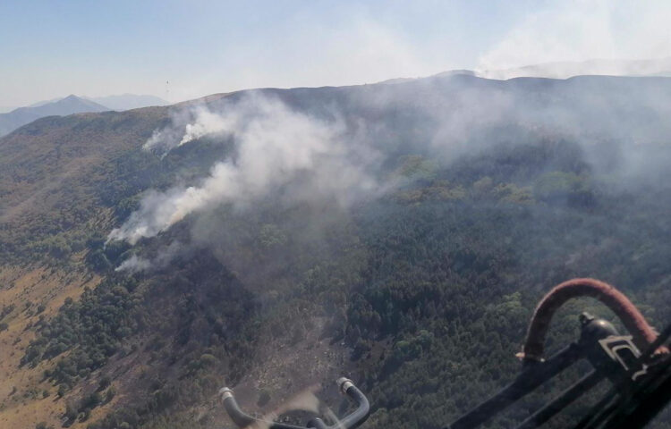 Grčka, Srbija, helikopteri, helikopterska jedinica MUP-a Srbije, pomoć u gašenju požara, Halkidiki