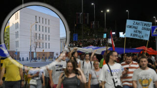 Protest, Rio Tinto, Nemačka ambasada, Beograd