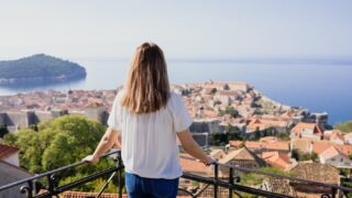 Turistkinja u Dubrovniku