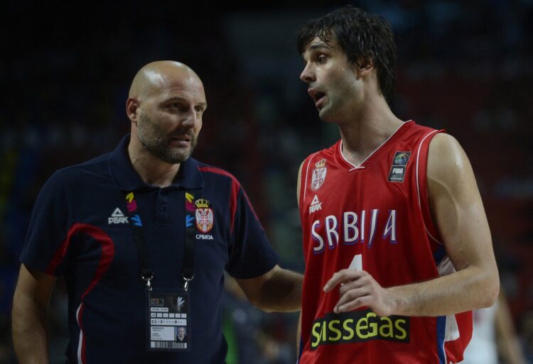 Aleksandar Đorđević i Miloš Teodosić