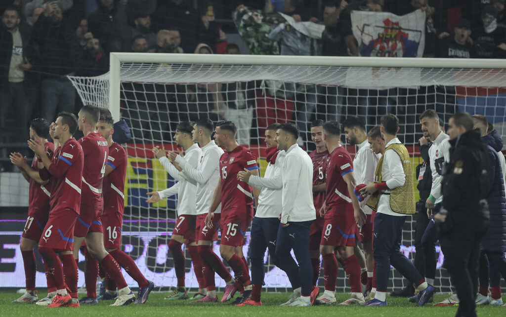 Fudbalska reprezentacija Srbije u Leskovcu