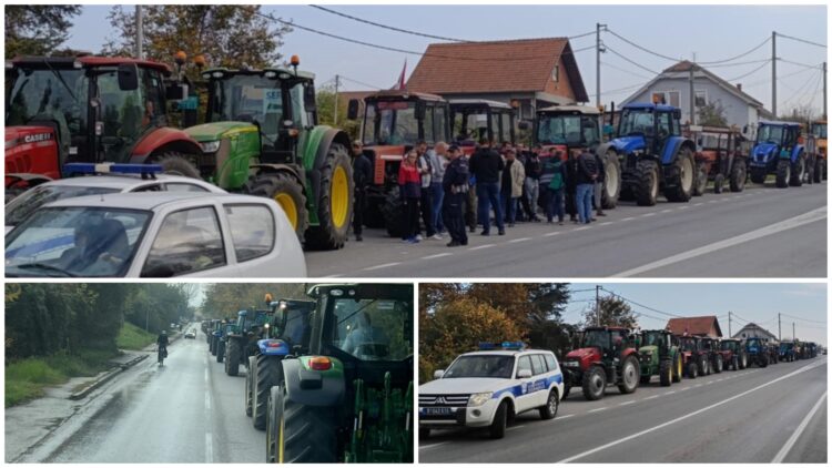 Oko 170 traktora blokira magistralni put, počeo protest poljoprivrednika: „Ne predajemo se tako lako“