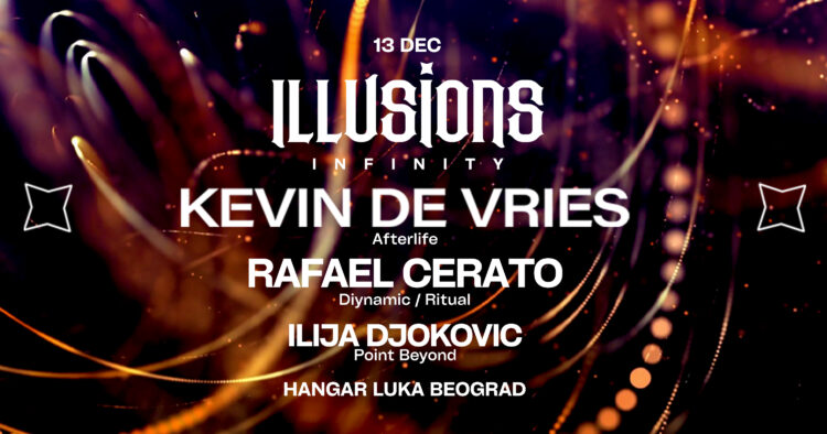 Illusions sprema još jedno magično veče sa: Kevin de Vries, Rafael Cerato i Ilijom Đokovićem