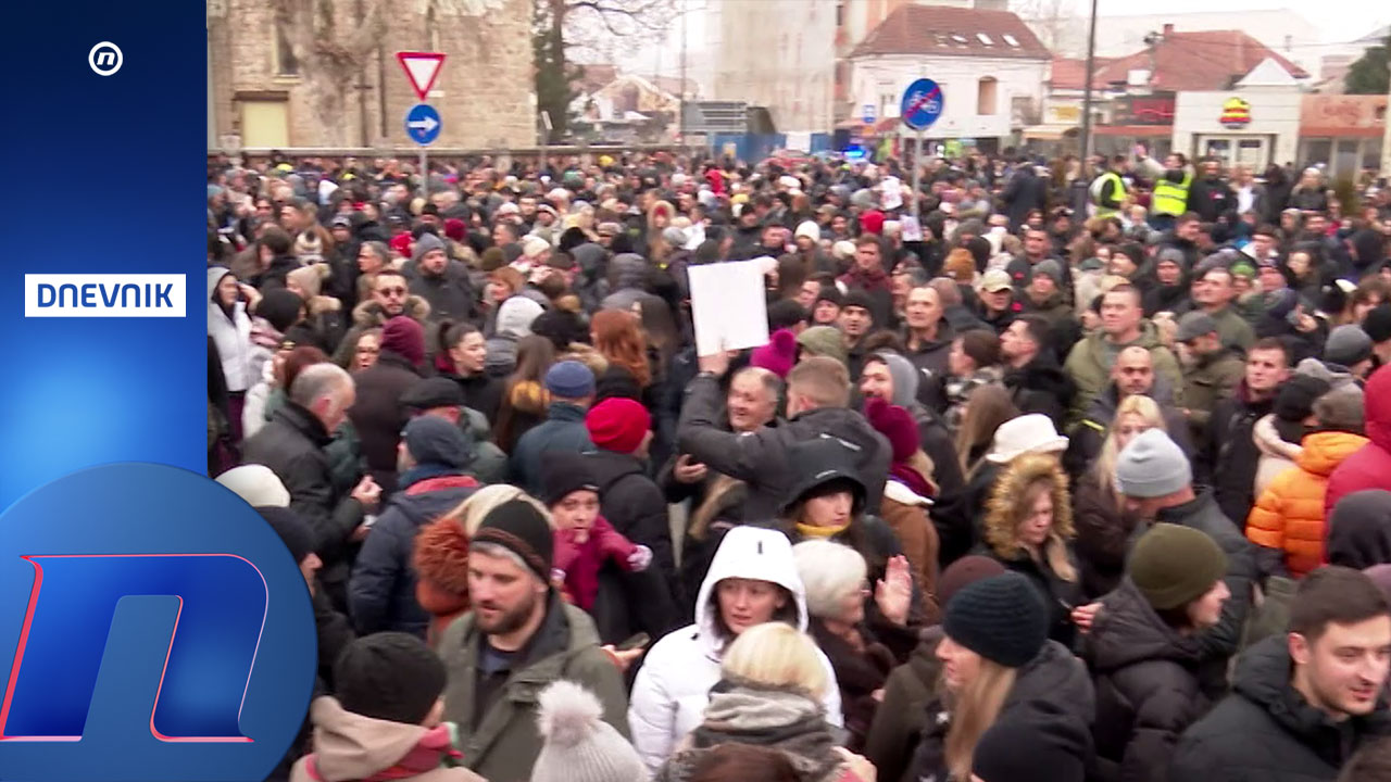 "Čačak je ustao": Pogledajte kako je protekao veliki skup podrške prosvetarima i studentima u gradu na Moravi