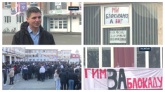 Generalni štraj počeo i u Zaječaru: 15 minuta ćutanja i 15 minuta buke