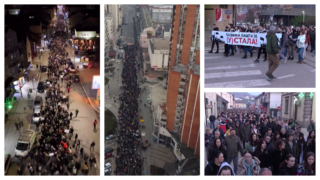 Srbija ustaje: Prvi protest u Sevojnu, više hiljada ljudi u Nišu, reka građana u Jagodini