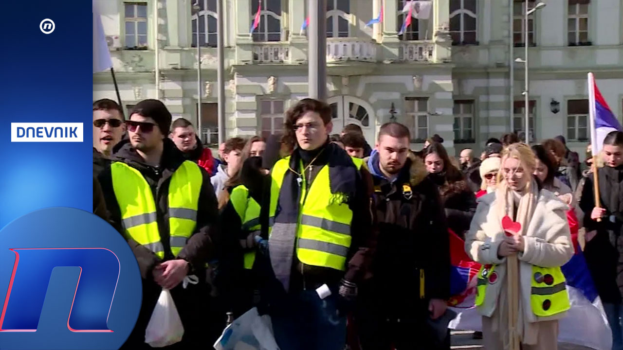 Studenti na trodnevnom maršu ka Vršcu, nastavnici pred Ustavnim sudom