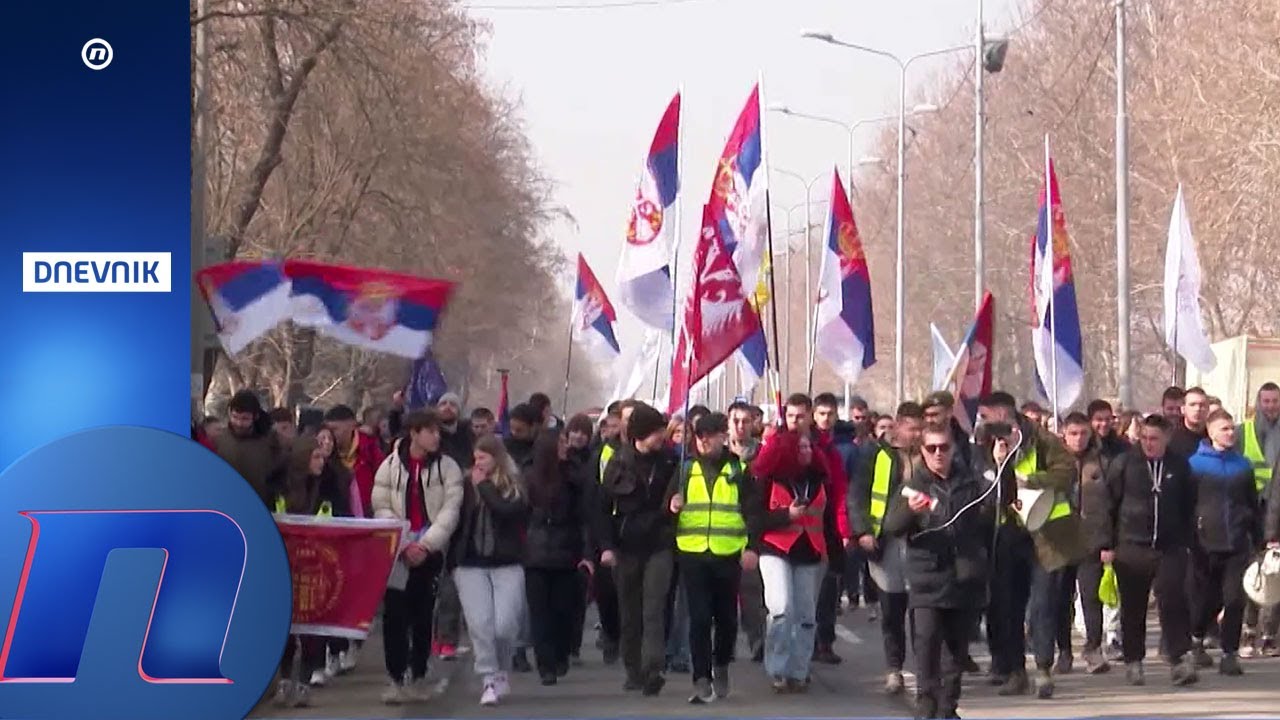 Studenti iz Čačka preko Kraljeva nastavili ka Nišu