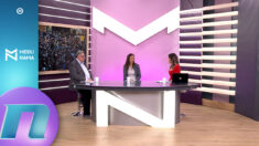 Svetla slobode pred vratima RTS - Sara El Sarag i Đorđe Vukadinović