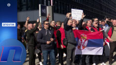 Vulinovi demonstranti sat i po blokirali ulaz u televiziju N1 bez obrazloženja
