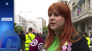 Studenti maratonci stigli u Brisel, nastavljaju se protestI i blokade