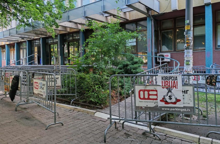 Blokada suda u Novom Sadu Foto: 021.rs