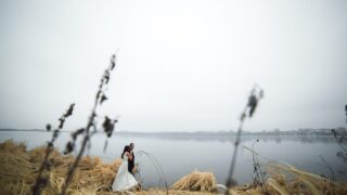 Venčanje uz jezero - ilustracija