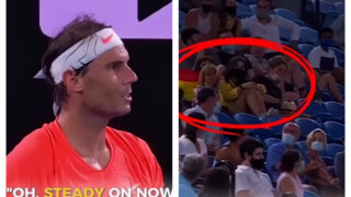 Rafael Nadal srednji prst