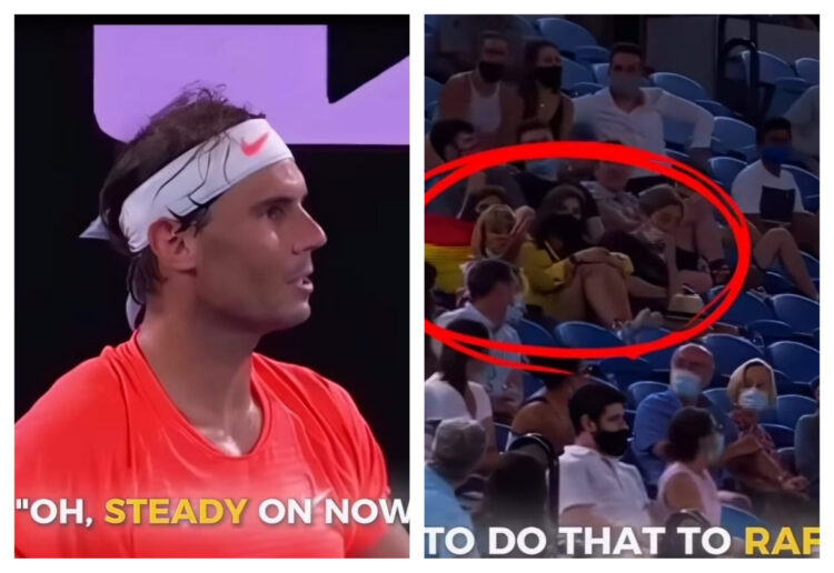 Rafael Nadal srednji prst