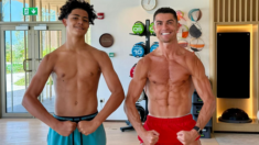 Kristijano Ronaldo i sin