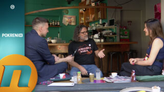 Na kafi sa Jelenom Obućinom i Zoranom Đajićem