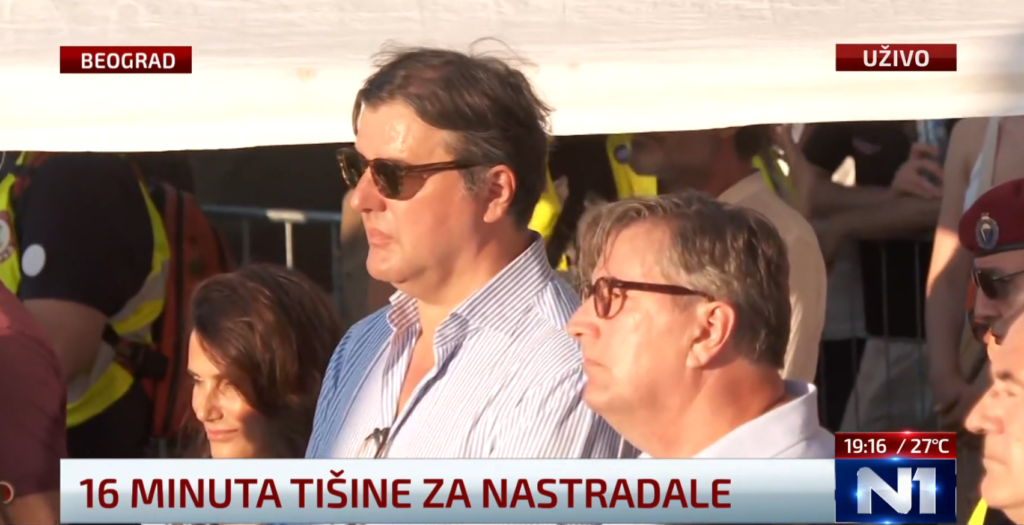 Dejan Bodiroga na protestu