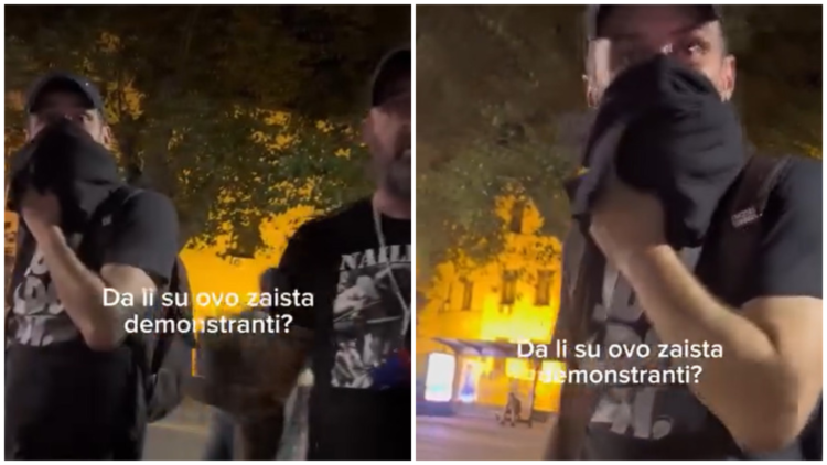 Vidovdanski protest Foto: Instagram N1 i Nova.rs