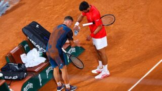 Filip Mišolić i Novak Đoković