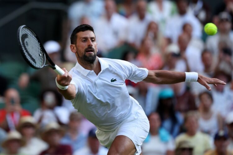 Novak Đoković na Vimbldonu 2025
