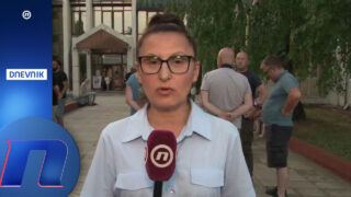 Protest ispred Rektorata u Kragujevcu