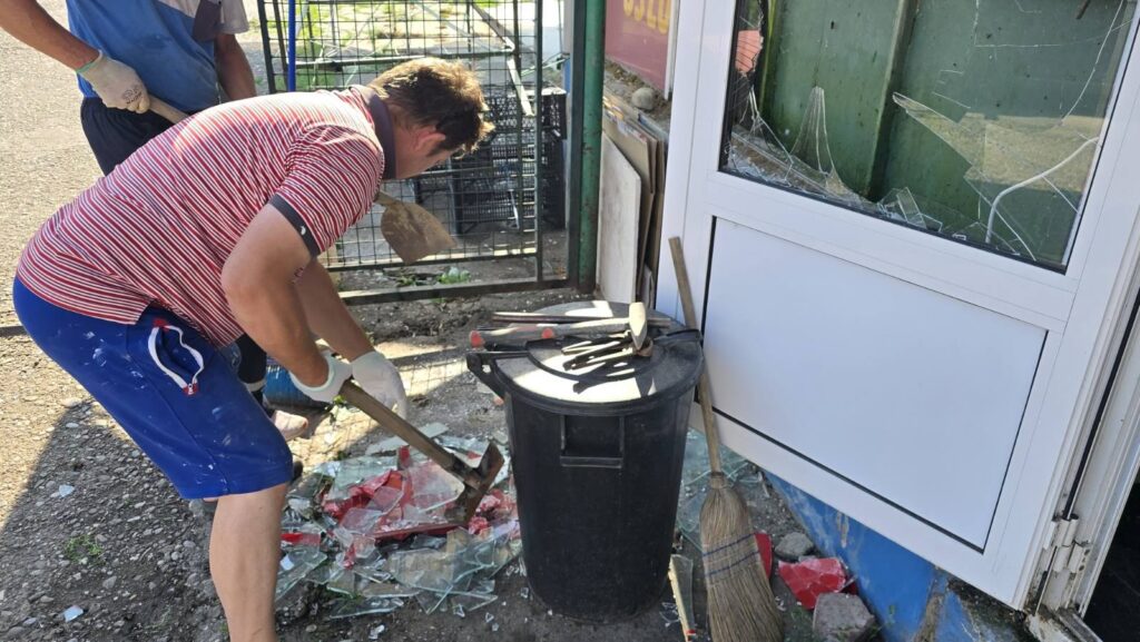 Demolirana ribarnica u Šapcu FOTO: Nova.rs