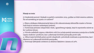 Inspekcija na fakultetu zbog pitanja na prijemnom