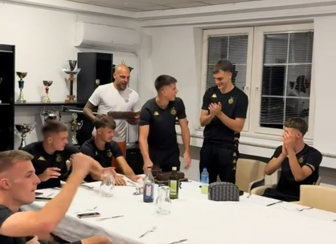 Jovan Milošević sa tortom