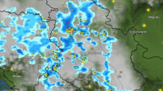 radarski snimci nevremena u Srbiji