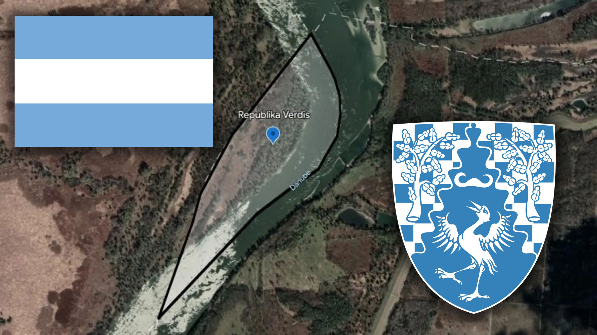 Verdis Map Verdis: Nova država između Hrvatske i Srbije